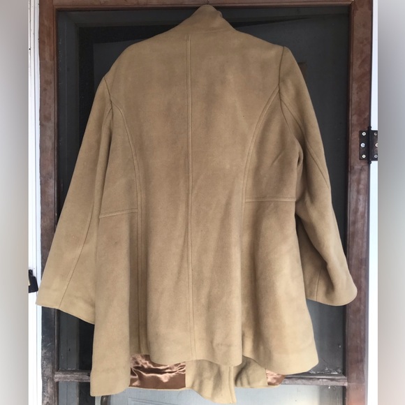 Laura Plus size Wool and Cashmere coat - Picture 5 of 5